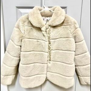 JOE FRESH FAUX FUR KIDS COAT